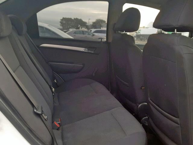 KL1TD5DE9AB073093 - 2010 CHEVROLET AVEO LS WHITE photo 6