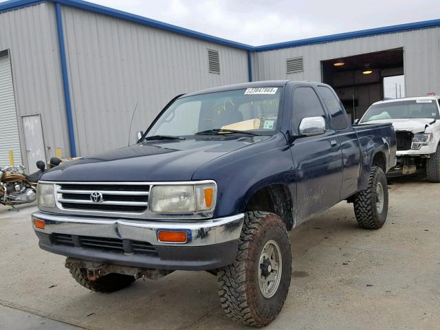 JT4UN24D6T0018437 - 1996 TOYOTA T100 XTRAC BLUE photo 2