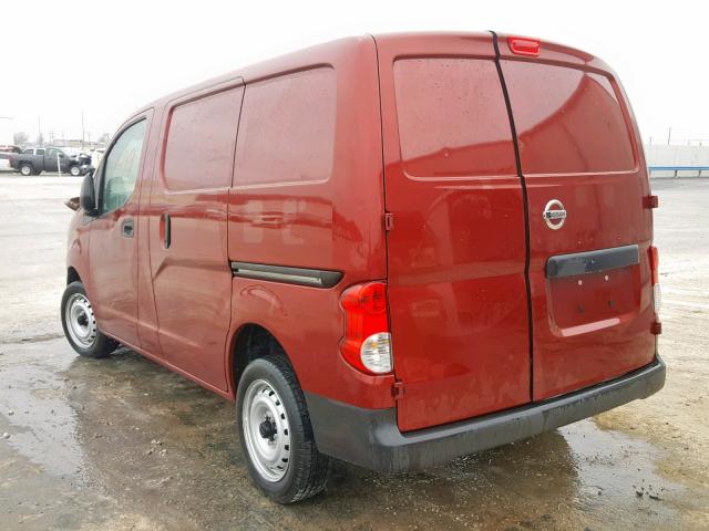 3N6CM0KN2FK691623 - 2015 NISSAN NV200 2.5S RED photo 3