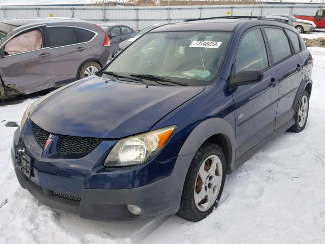 5Y2SL62814Z403654 - 2004 PONTIAC VIBE BLUE photo 2