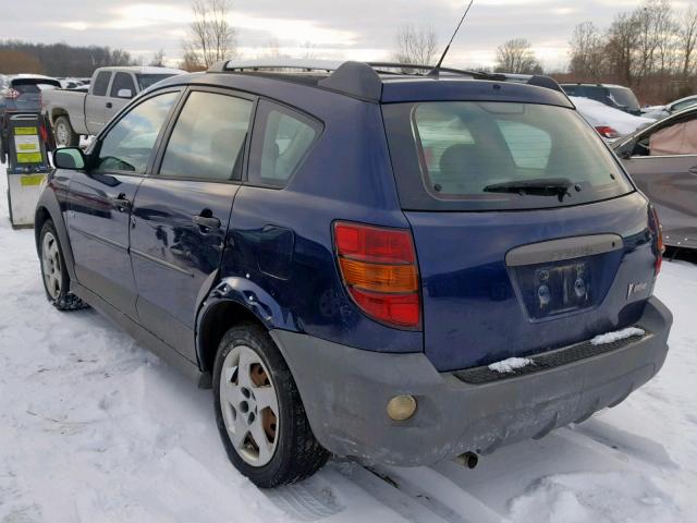 5Y2SL62814Z403654 - 2004 PONTIAC VIBE BLUE photo 3