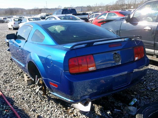 1ZVFT82H065238510 - 2006 FORD MUSTANG GT BLUE photo 3