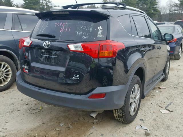 2T3BFREVXFW334752 - 2015 TOYOTA RAV4 LE BLACK photo 4