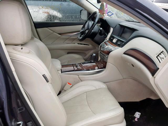 JN1BY1AR3BM373214 - 2011 INFINITI M37 X GRAY photo 5