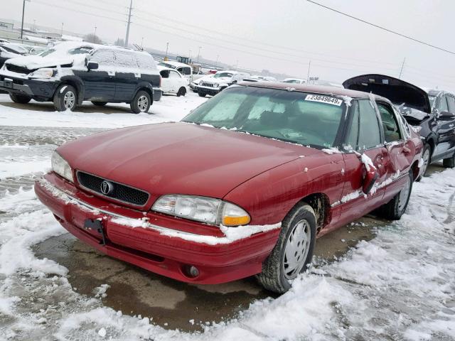 1G2HX52K4S4263389 - 1995 PONTIAC BONNEVILLE MAROON photo 2