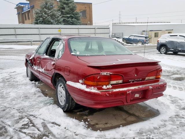 1G2HX52K4S4263389 - 1995 PONTIAC BONNEVILLE MAROON photo 3