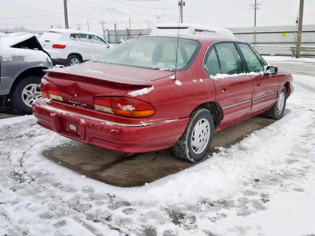 1G2HX52K4S4263389 - 1995 PONTIAC BONNEVILLE MAROON photo 4