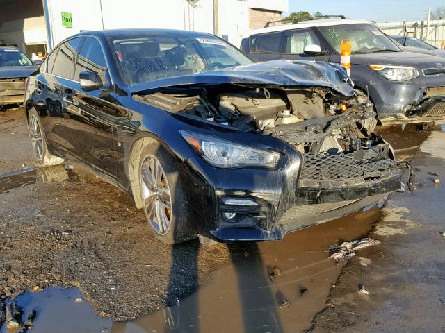 JN1BV7AP0EM672786 - 2014 INFINITI Q50 BASE BLACK photo 1