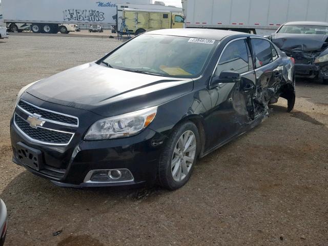 1G11E5SA6DU124399 - 2013 CHEVROLET MALIBU 2LT BLACK photo 2