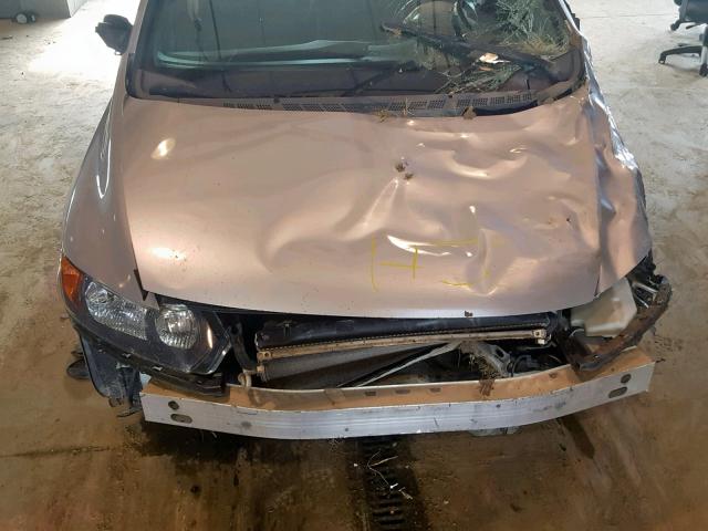 2HGFG11978H515952 - 2008 HONDA CIVIC EXL SILVER photo 7