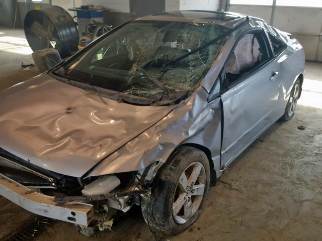 2HGFG11978H515952 - 2008 HONDA CIVIC EXL SILVER photo 9