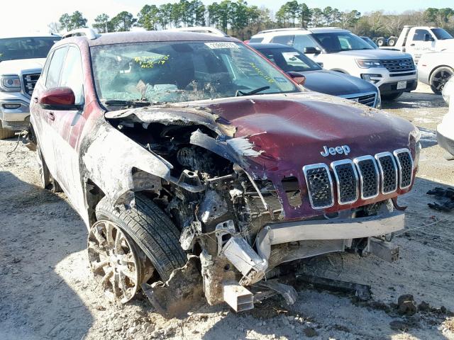 1C4PJLCB3KD203843 - 2019 JEEP CHEROKEE L BURGUNDY photo 1