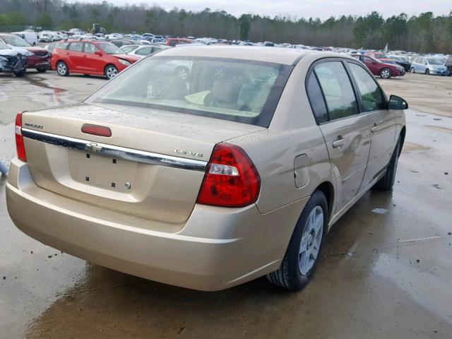 1G1ZT58N18F117504 - 2008 CHEVROLET MALIBU LT GOLD photo 4