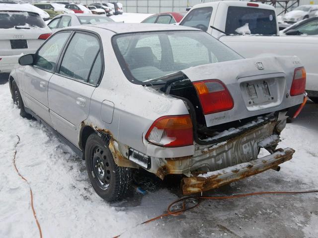 2HGEJ6616XH570419 - 1999 HONDA CIVIC BASE Gümüş foto 3