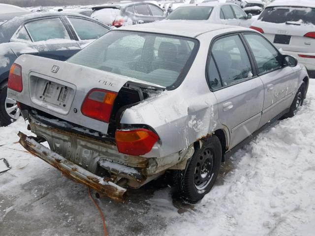 2HGEJ6616XH570419 - 1999 HONDA CIVIC BASE Gümüş foto 4
