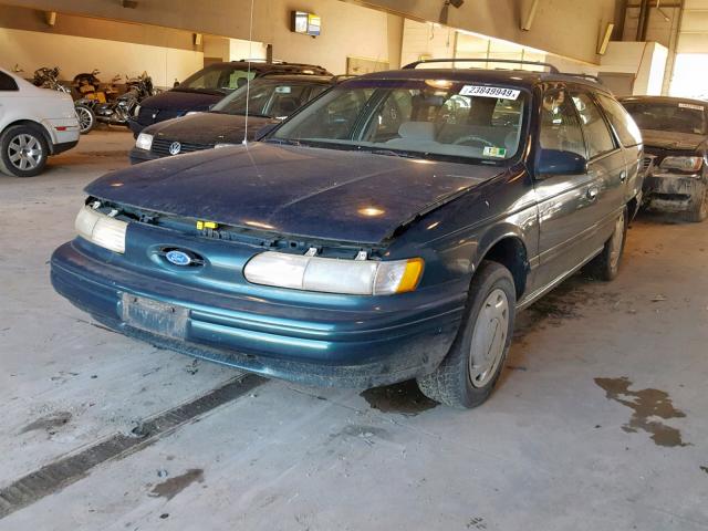 1FALP57U9SA266537 - 1995 FORD TAURUS GL GREEN photo 2