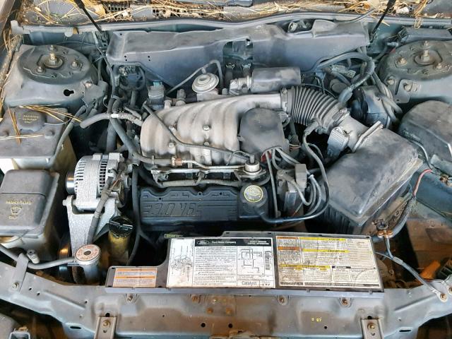 1FALP57U9SA266537 - 1995 FORD TAURUS GL GREEN photo 7