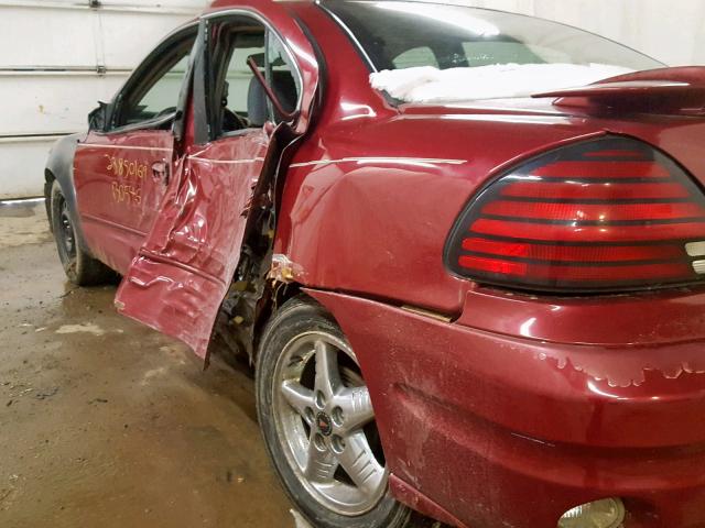 1G2NF52F24M523963 - 2004 PONTIAC GRAND AM S Tünd qırmızı foto 10