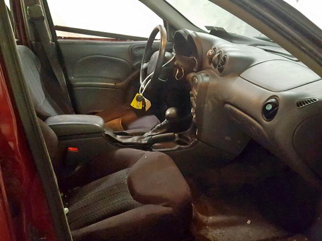 1G2NF52F24M523963 - 2004 PONTIAC GRAND AM S Tünd qırmızı foto 5
