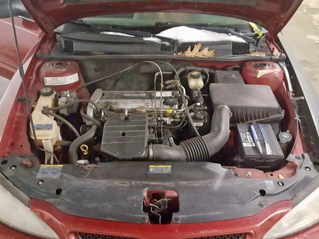 1G2NF52F24M523963 - 2004 PONTIAC GRAND AM S Tünd qırmızı foto 7