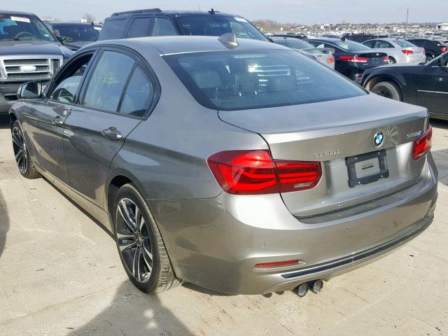 WBA8B9G56JNU96247 - 2018 BMW 330 I GRAY photo 3