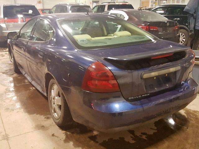 2G2WP552671188197 - 2007 PONTIAC GRAND PRIX BLUE photo 3
