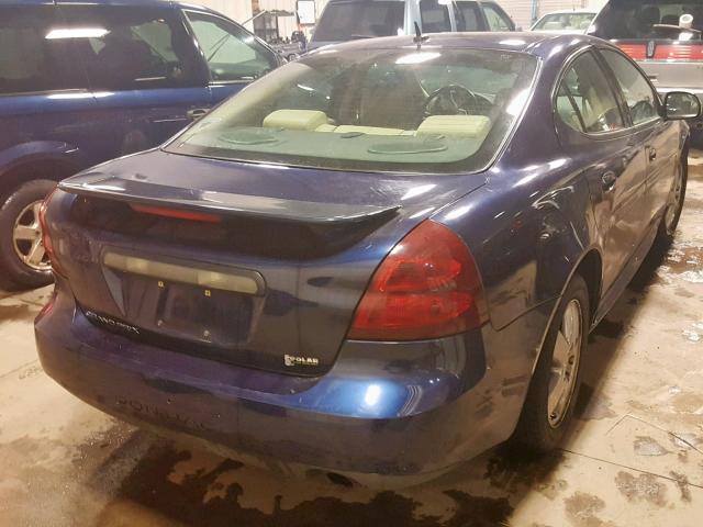 2G2WP552671188197 - 2007 PONTIAC GRAND PRIX BLUE photo 4
