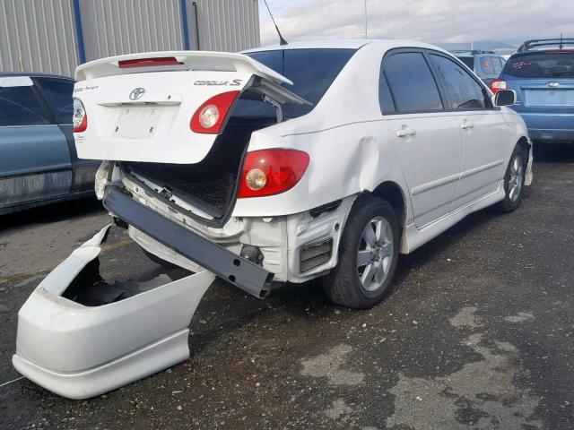 1NXBR32E25Z562308 - 2005 TOYOTA COROLLA CE WHITE photo 4