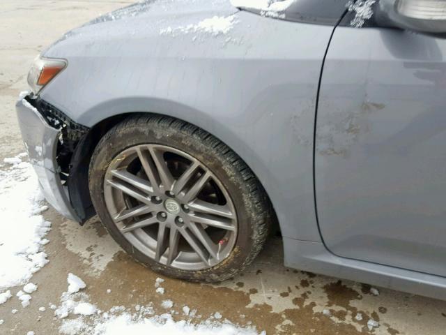 JTKJF5C76C3044685 - 2012 TOYOTA SCION TC ნაცრისფერი ფოტო 9