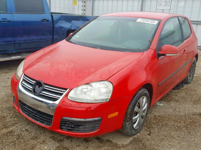 WVWBR71K17W273897 - 2007 VOLKSWAGEN RABBIT RED photo 2