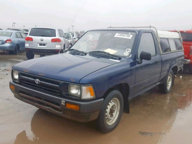 4TARN81A0PZ146088 - 1993 TOYOTA PICKUP 1/2 BLUE photo 2