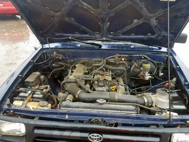 4TARN81A0PZ146088 - 1993 TOYOTA PICKUP 1/2 BLUE photo 7