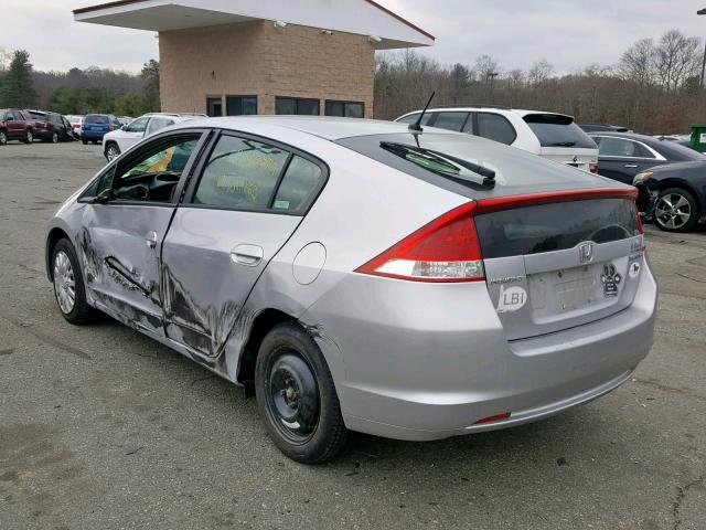 JHMZE2H59BS001481 - 2011 HONDA INSIGHT LX SILVER photo 3