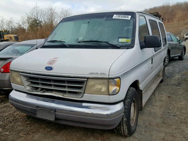 1FDEE14H5THA06519 - 1996 FORD ECONOLINE WHITE photo 2