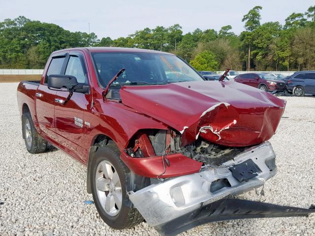 1C6RR6LT6ES258788 - 2014 RAM 1500 SLT BURGUNDY photo 1