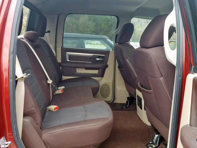 1C6RR6LT6ES258788 - 2014 RAM 1500 SLT Burgund zdjęcie 6