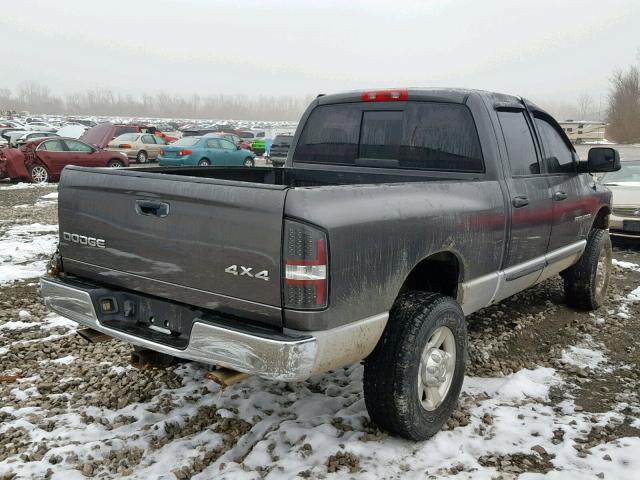 3D3KU28D94G158975 - 2004 DODGE RAM 2500 S ნაცრისფერი ფოტო 4