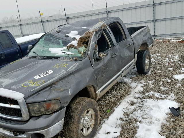 3D3KU28D94G158975 - 2004 DODGE RAM 2500 S ნაცრისფერი ფოტო 9