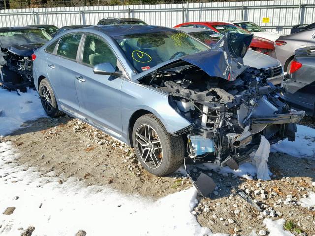 5NPE34AF7FH137617 - 2015 HYUNDAI SONATA SPO GREEN photo 1