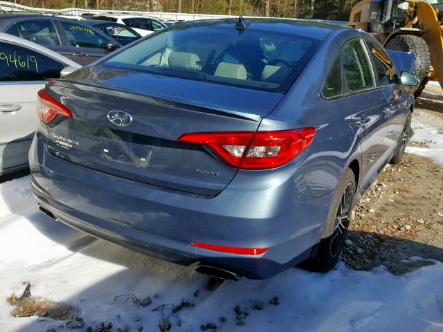 5NPE34AF7FH137617 - 2015 HYUNDAI SONATA SPO GREEN photo 4