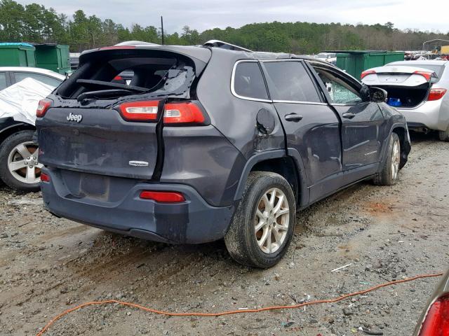 1C4PJLCB3GW160455 - 2016 JEEP CHEROKEE L GRAY photo 4