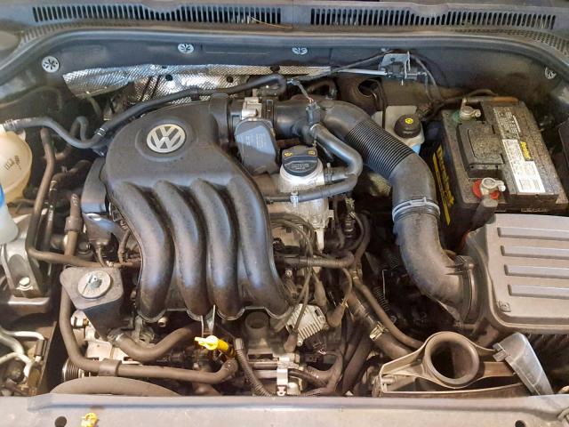 3VW1K7AJ6DM382968 - 2013 VOLKSWAGEN JETTA BASE Մոխրագույն լուսանկար 7