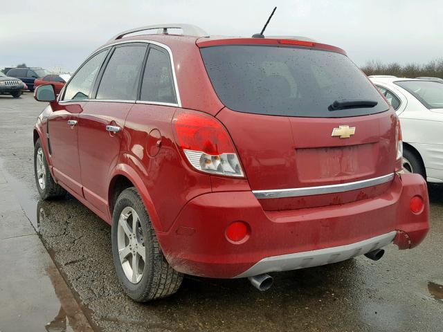 3GNAL3E50CS641994 - 2012 CHEVROLET CAPTIVA SP RED photo 3