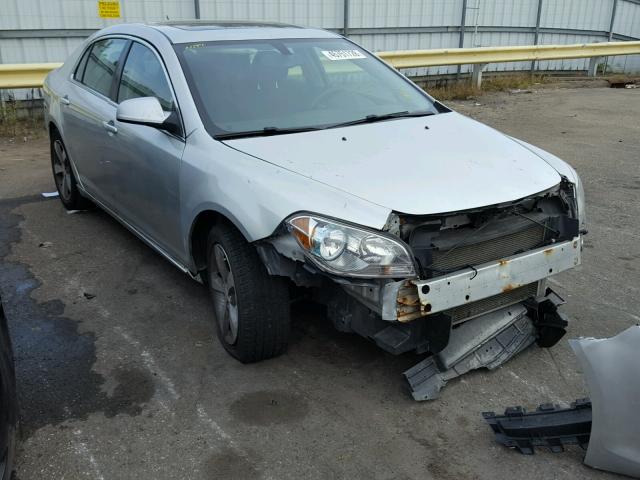1G1ZC5E13BF121028 - 2011 CHEVROLET MALIBU 1LT SILVER photo 1