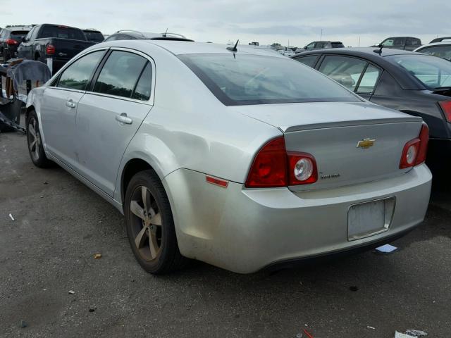 1G1ZC5E13BF121028 - 2011 CHEVROLET MALIBU 1LT SILVER photo 3