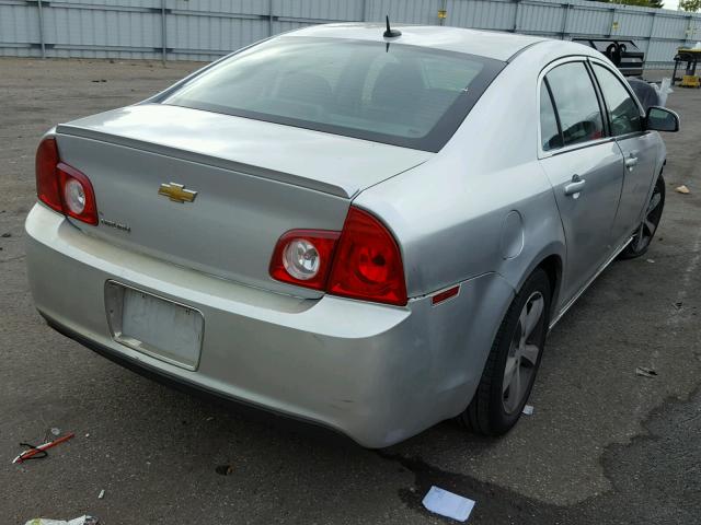 1G1ZC5E13BF121028 - 2011 CHEVROLET MALIBU 1LT SILVER photo 4