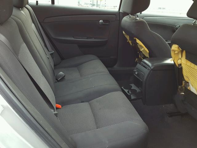 1G1ZC5E13BF121028 - 2011 CHEVROLET MALIBU 1LT SILVER photo 6