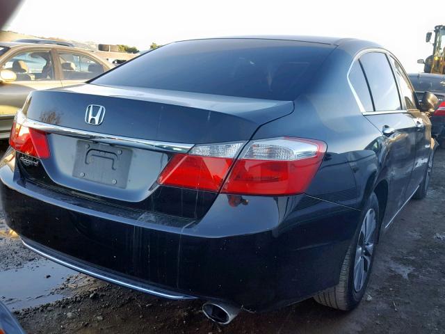 1HGCR2F34DA238337 - 2013 HONDA ACCORD LX BLACK photo 4