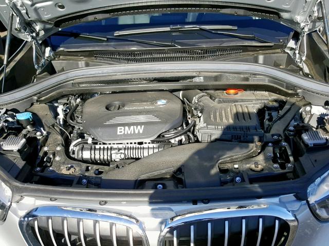 WBXHT3Z34H4A54517 - 2017 BMW X1 XDRIVE2 SILVER photo 7