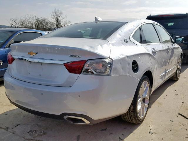 2G1125S34J9138806 - 2018 CHEVROLET IMPALA PRE WHITE photo 4